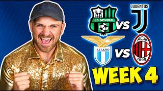 SERIE A WEEK 4 PREDICTIONS & TIPS! screenshot 1