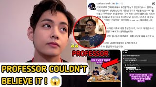 🔴 OVERNIGHT?! Taehyung Made This Neuroscience Channel EXPLODE! The Professor Reacted?! 😱🧠