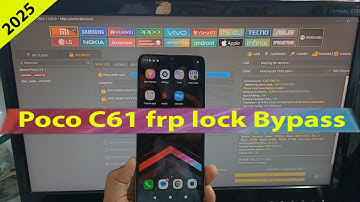 Poco C61 frp lock Bypass by unlock tool 2025.