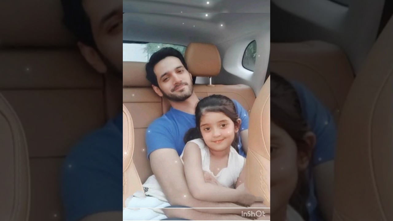 wahaj ali with his cute daughter and wife