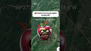 I Found a Very Creepy Apple ? In Real Life On Google Earth And Google maps shorts findmapsecret