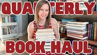 Quarterly Book Haul | Romance, Mysteries, Middle Grade, Christian Nonfiction, & More! 📚