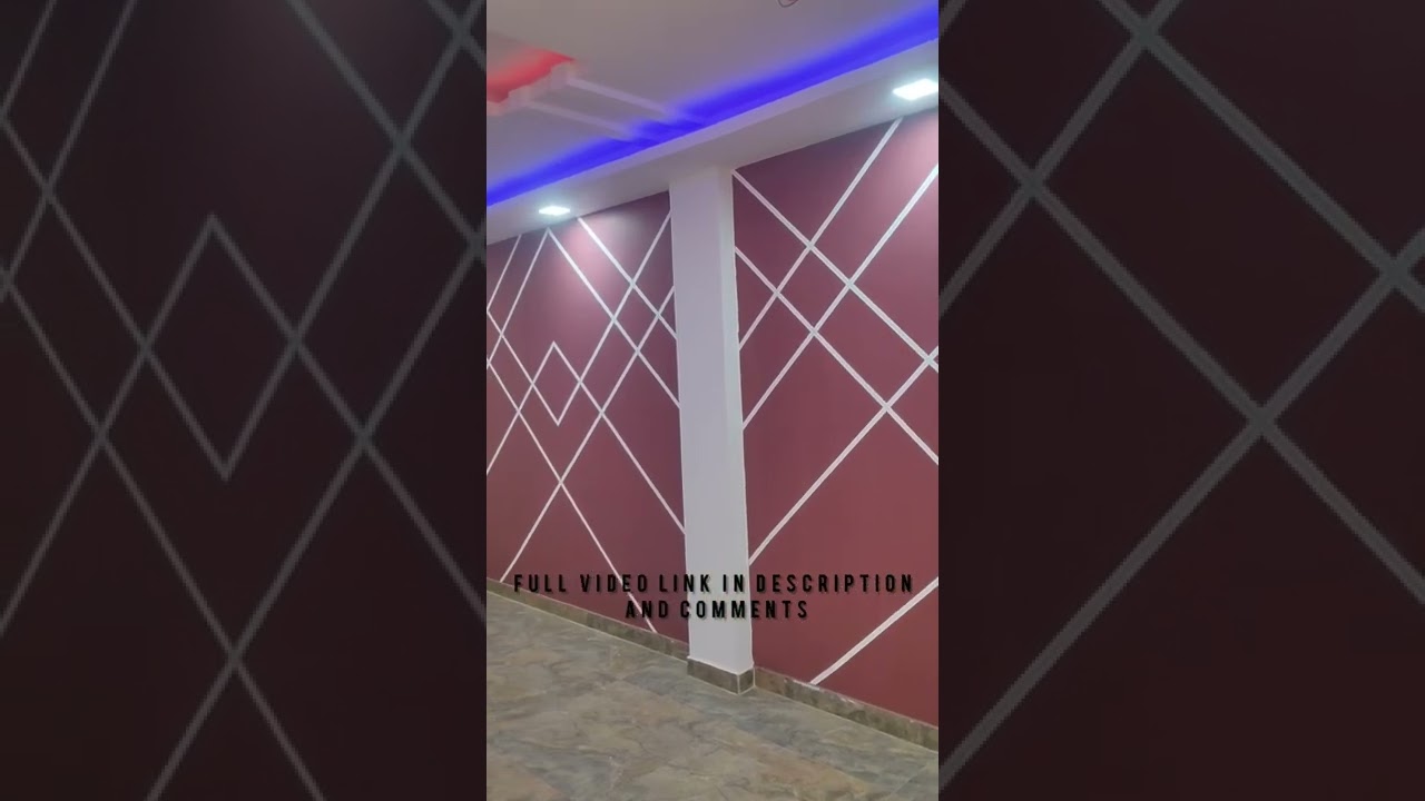 diy Geometric wall design 