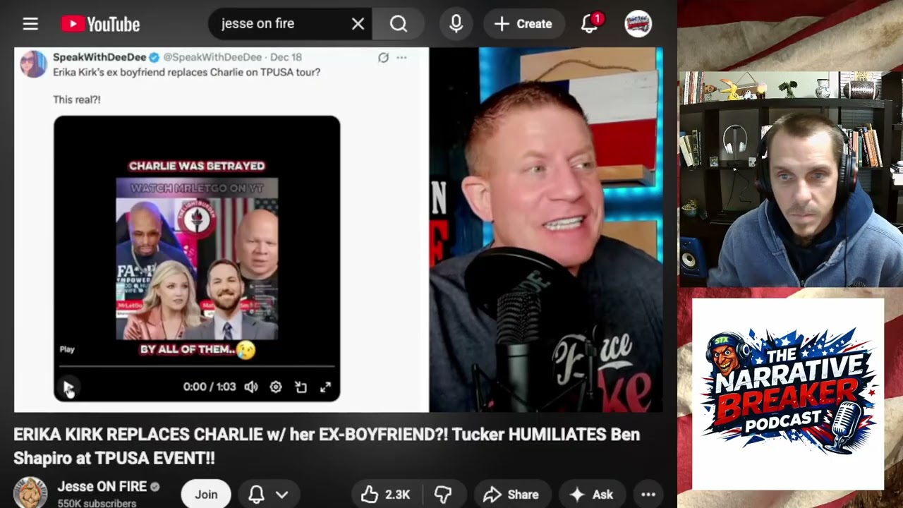 Quick react on Erika Kirk news of bringing her old boyfriend into the mix