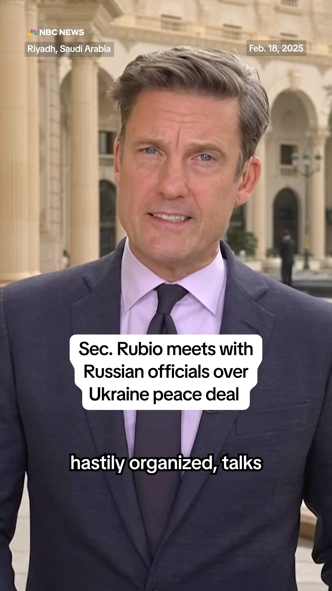 Sec. Rubio meets with Russian officials over Ukraine peace deal