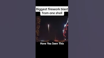 Biggest Firework Blast Ever Caught on Camera #reaction #shorts
