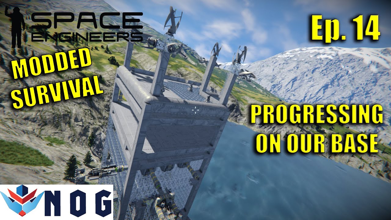 Lets Play Space Engineers Modded Survival Ep14 | Welding up the Base ...