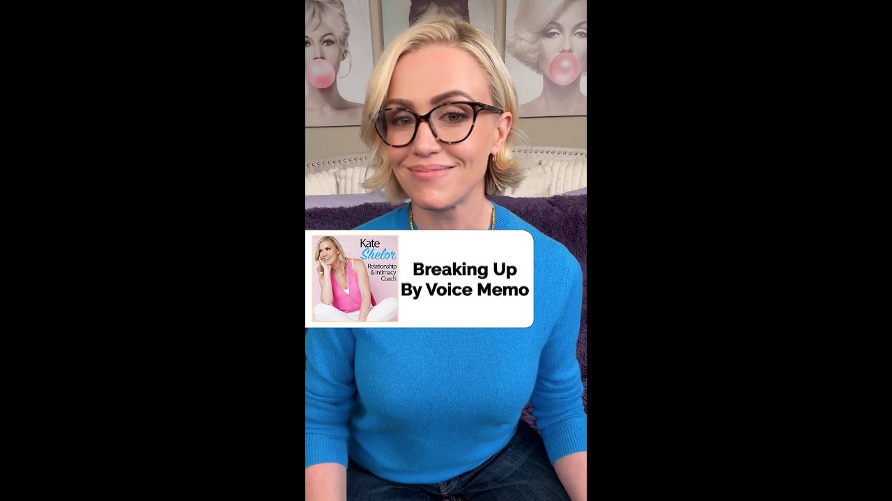 Расставание по голосовой записке. Расставание при личной встрече может быть очень неприятным.