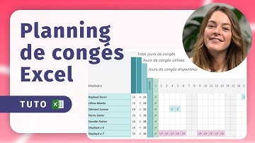 Comment créer le planning de congés de vos salariés sur Excel