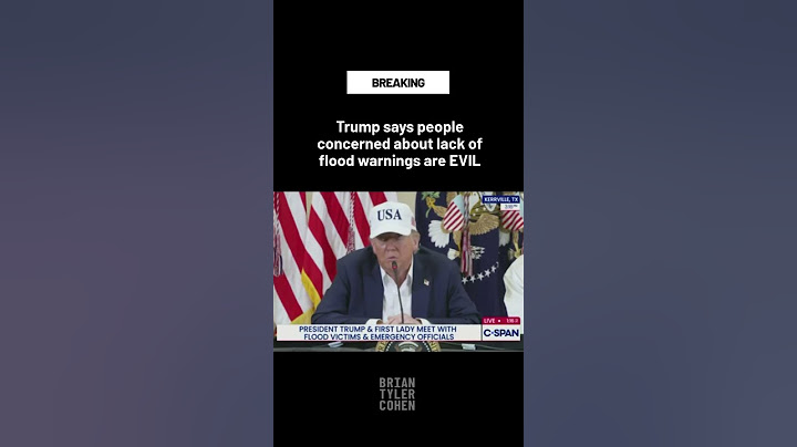 Trump makes shocking claim about Texans concerned about no flood warnings