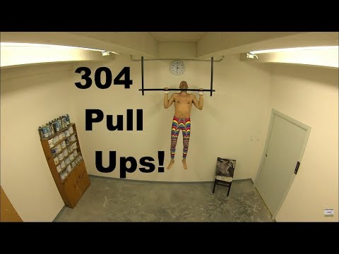 One-Punch Man In Real Life: 304 Pull Ups/45 Minutes Hanging -Tazio Il Biondo-