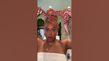 A Little Headwrap Tutorial For The Gworls ✨ #locs #locshairstyles #locstyles #headwrap