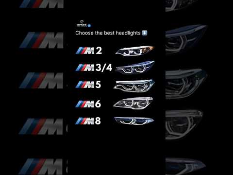 Choose the best bmw headlights🤔 #bmw #carmemes #carguy