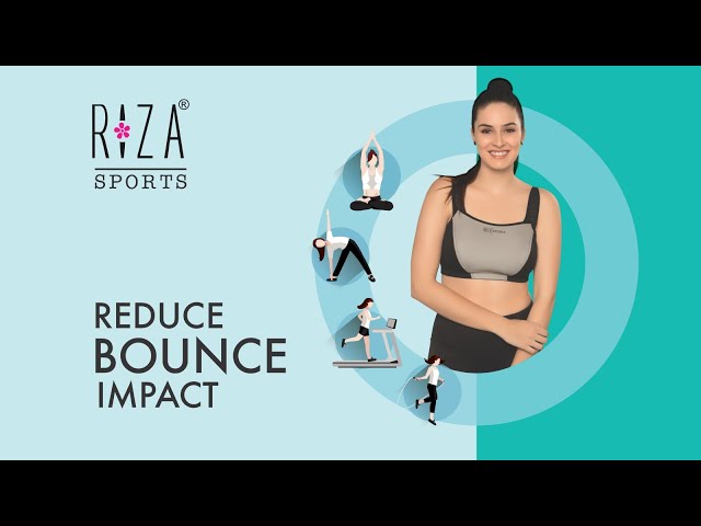 Riza Sports Bra by Trylo Helps Reduce Bounce Impact 