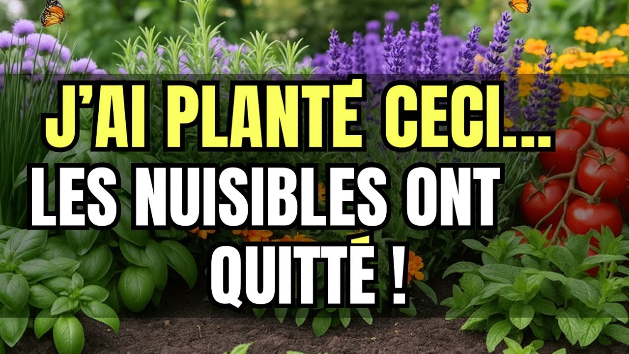 Les 8 meilleures plantes compagnes qui repoussent instantanément les parasites du jardin