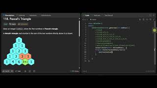DSA Day 6 | Solving Pascal’s Triangle (LeetCode 118) in Hindi