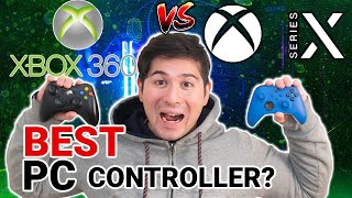 XBOX SERIES X CONTROLLER vs XBOX 360 CONTROLLER! Best controller for PC Gaming?!