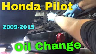 Honda Pilot Oil Change (2009-2015)