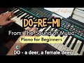 DO-RE-MI from The Sound of Music│Piano tutorial for Beginners