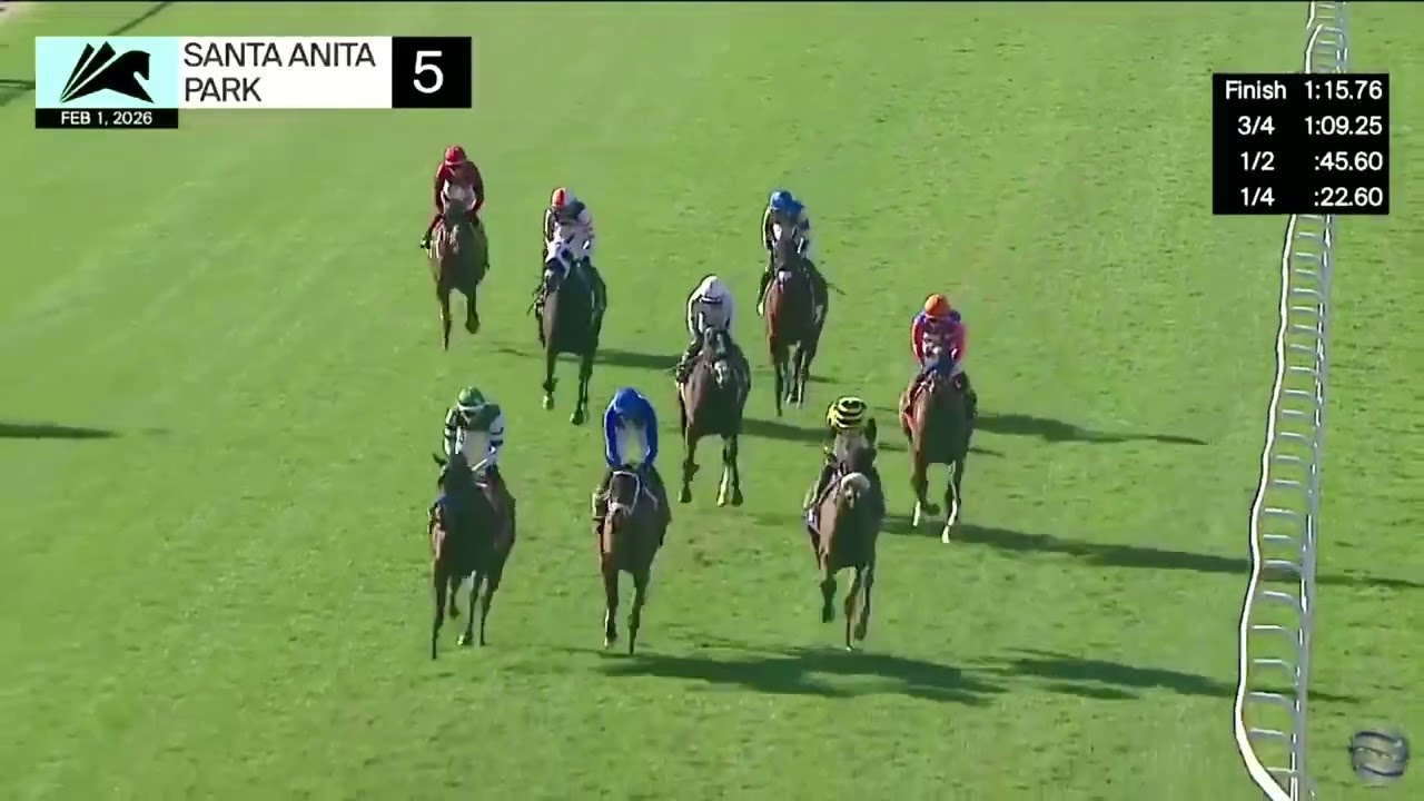 Resumen Santa Anita Park | Domingo 1 de Febrero 2026