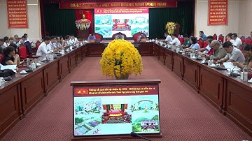 PHƯỜNG SÔNG CÔNG: TỔ CHỨC HỘI NGHỊ TRỰC TUYẾN HỌC TẬP, QUÁN TRIỆT NGHỊ QUYẾT ĐẠI HỘI ĐẢNG BỘ TỈNH