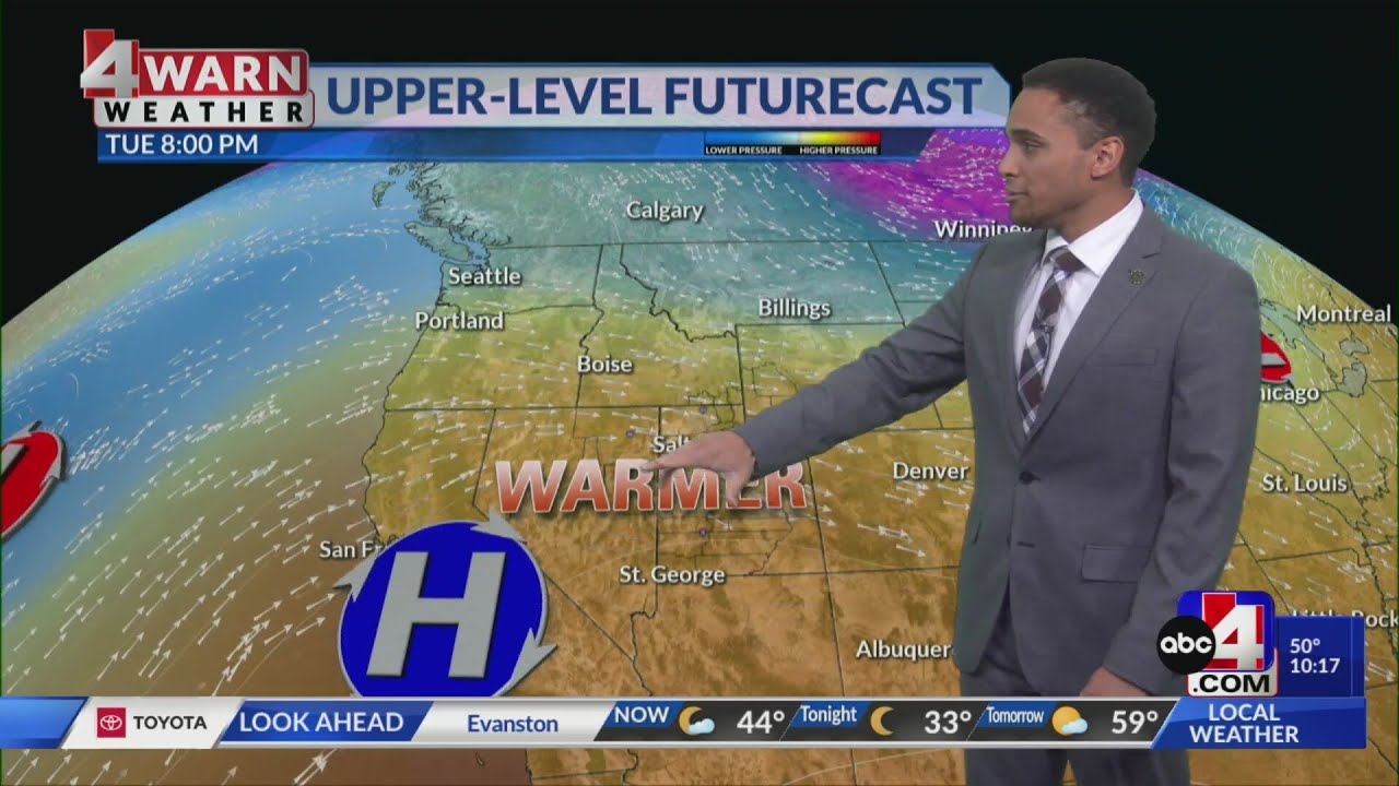 Temperatures warming back up through the workweek - YouTube