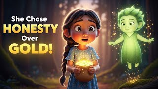 How Honesty Pays off to the Honest Woodcutter's Daughter Moral Stories | English/Hindi stories
