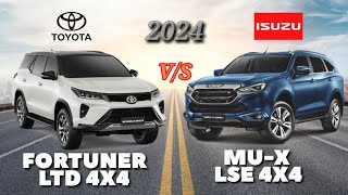 TOYOTA FORTUNER LTD 2024 VS ISUZU MUX LSE 2024 | SUV COMPARISON