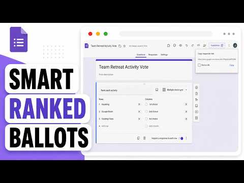 How to Set Up Ranked-Choice Voting in Google Forms (Fairer Group Decisions)
