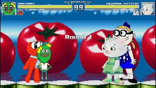 Mugen Request - Swaysway And Evil Wariomans Elmo Vs. Katarina Kittycat And Bessie Higgenbottom
