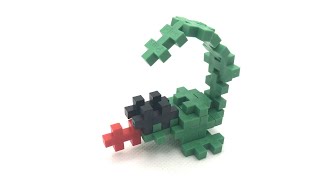 Plus-Plus: Chameleon Instructions Easy Step By Step