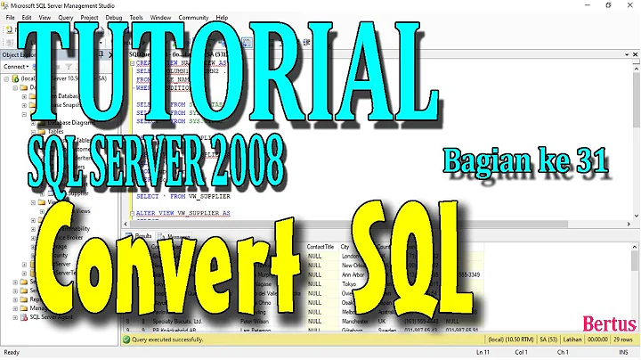 SQL SERVER CONVERT () FUNCTION