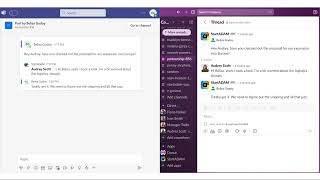 Microsoft Teams and Slack Chat Sync