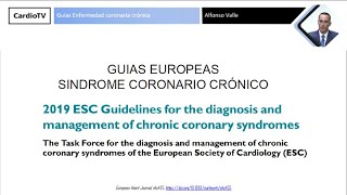 La SEC te lleva a ESC19 [IN] ∙ Guías Síndrome Coronario Crónico screenshot 1