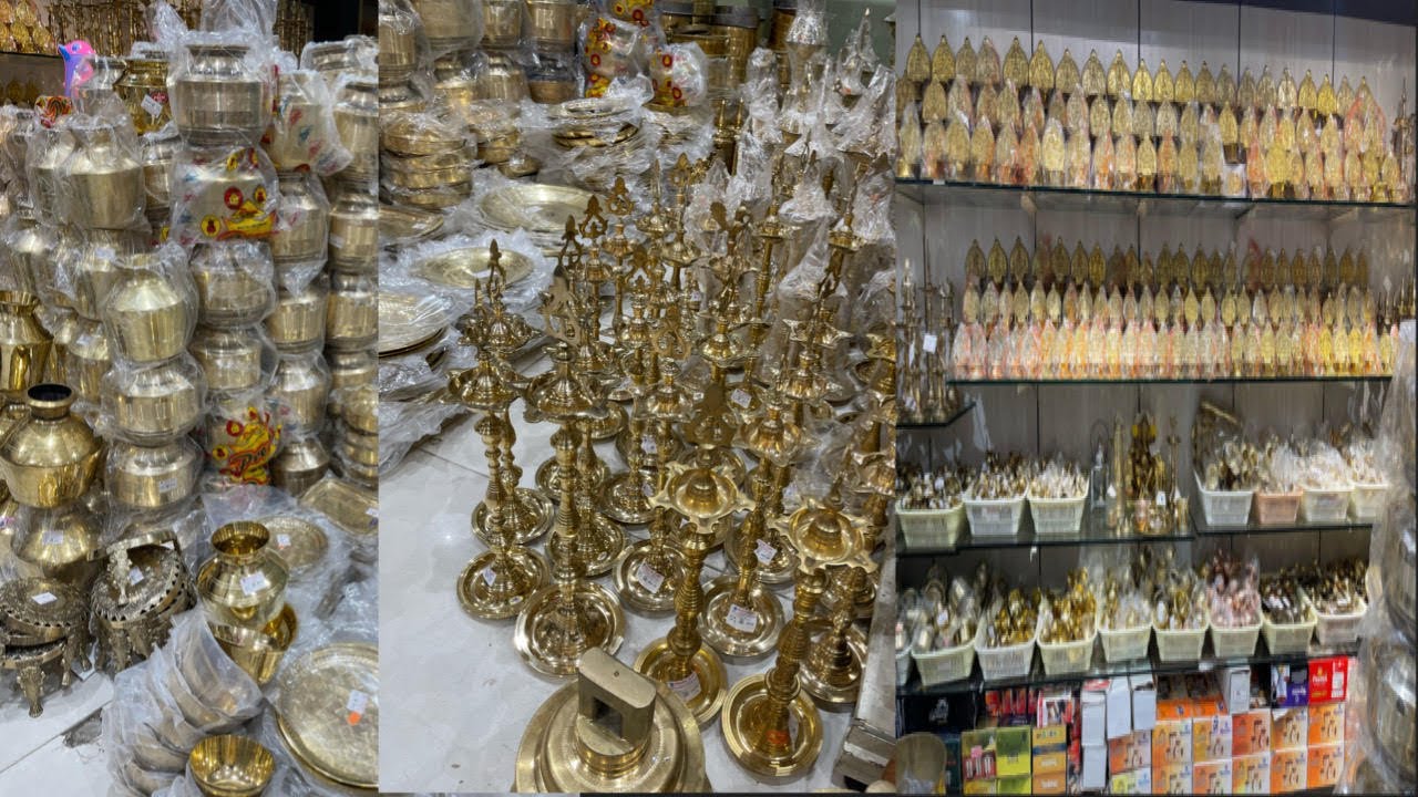 Chrompet Saravana Stores Brass Pooja Items | Shopping Vlog | Brass Idols | Brass Collections