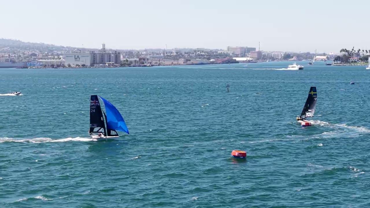 ⁣2026 SP OCR   49er FX   Final 2 leeward gate
