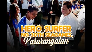 Hero surfer ng 30th SEA Games, pararangalan | NXT