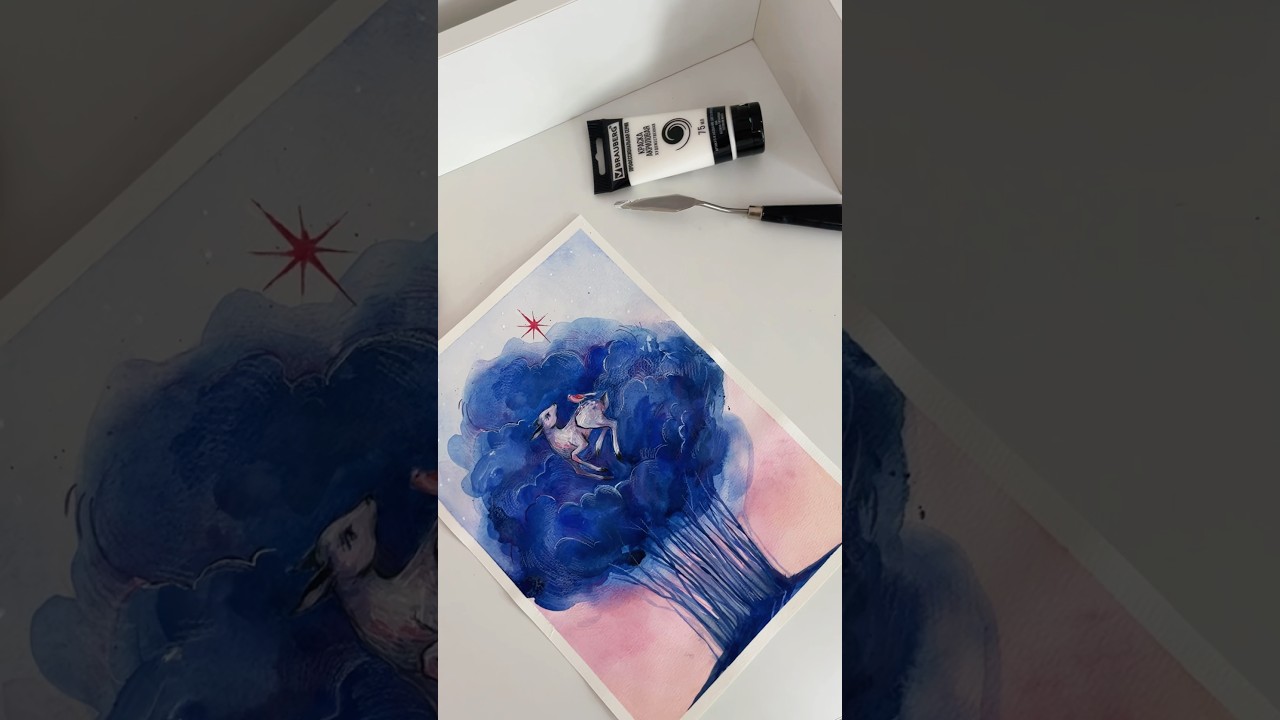 хотелось порисовать что-то мечтательное 💗☁️ 