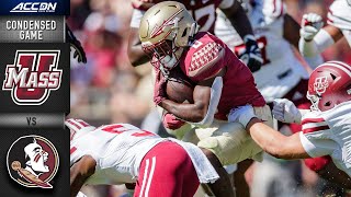 UMass vs. Florida State Condensed Game | 2021 ACC Football