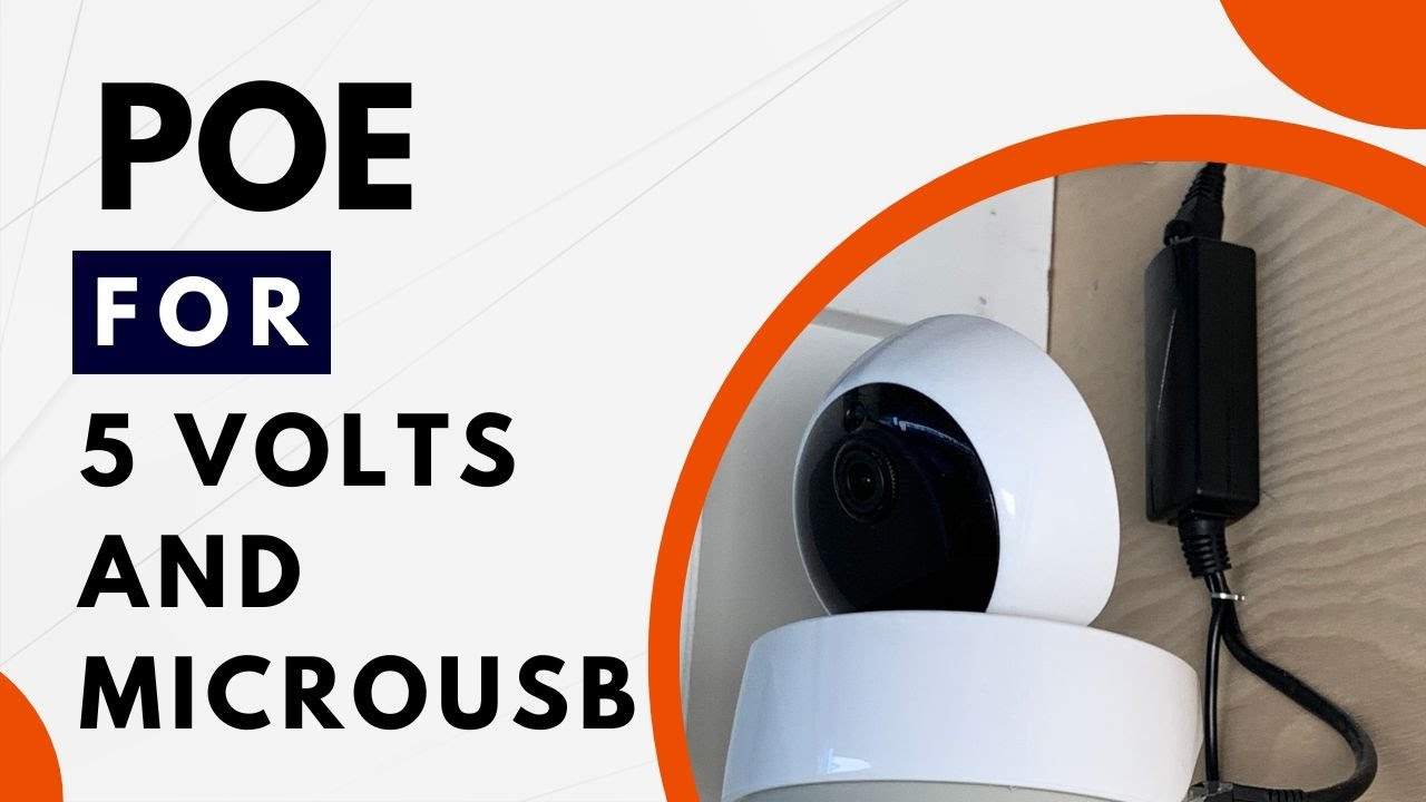 Convert Power Over Ethernet (PoE) to 5 Volts or MicroUSB