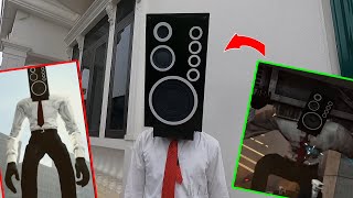 Cosplay Large Speaker man is dead in real life