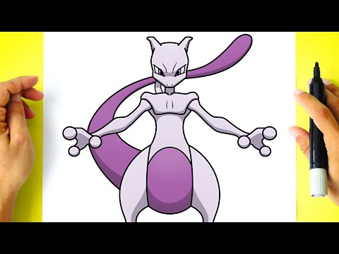 How to DRAW MEWTWO  Pokemon