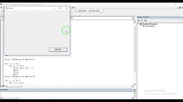 Matrix Multiplication & Transpose in Visual Basic 6.0