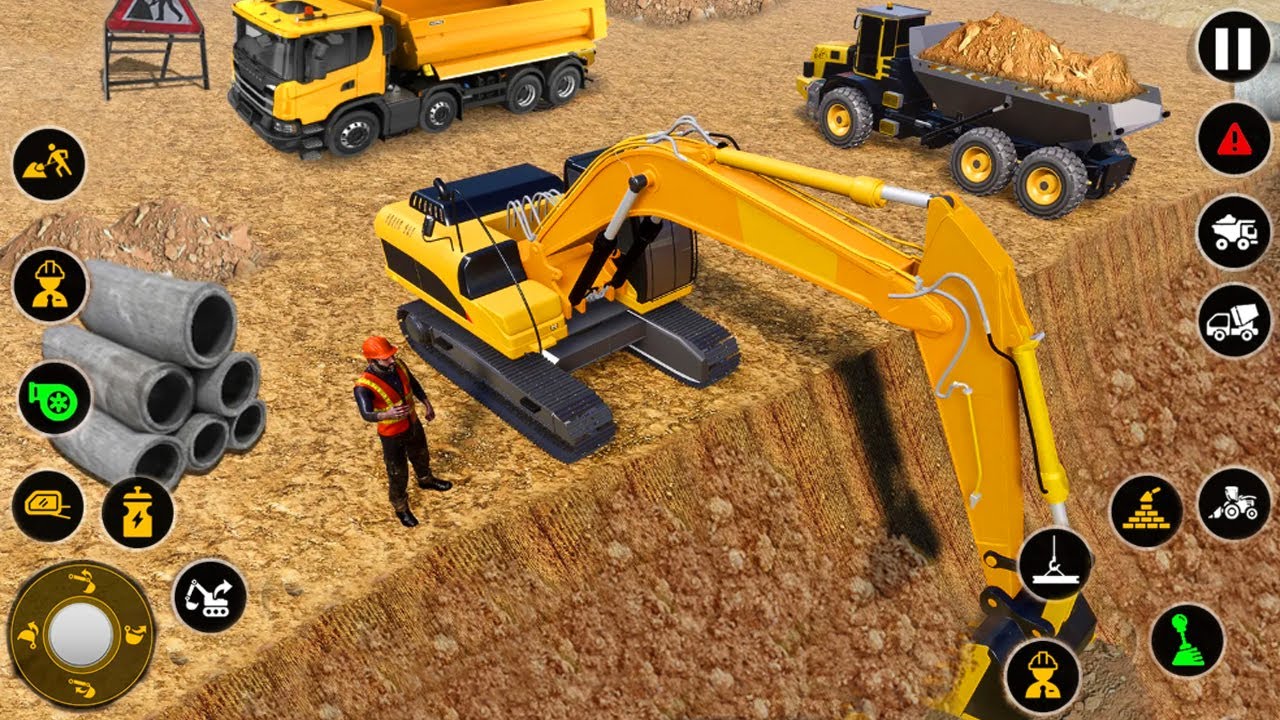 Construction Dump Truck Game | Real Truck Driving Simulator | Android Gameplay