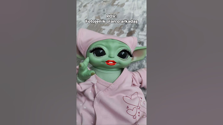 Baby Yoda fotojenik olan o arkadaş 😎 | Baby Yoda #babyyoda