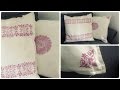 Textilfarbe auf Kissen * Fabric Paint DIY [eng sub]