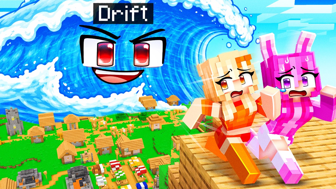 Becoming a TSUNAMI To FLOOD My Friend’s Minecraft World