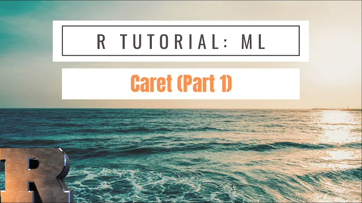 Preprocessing Data in R for ML with "caret" (2021)