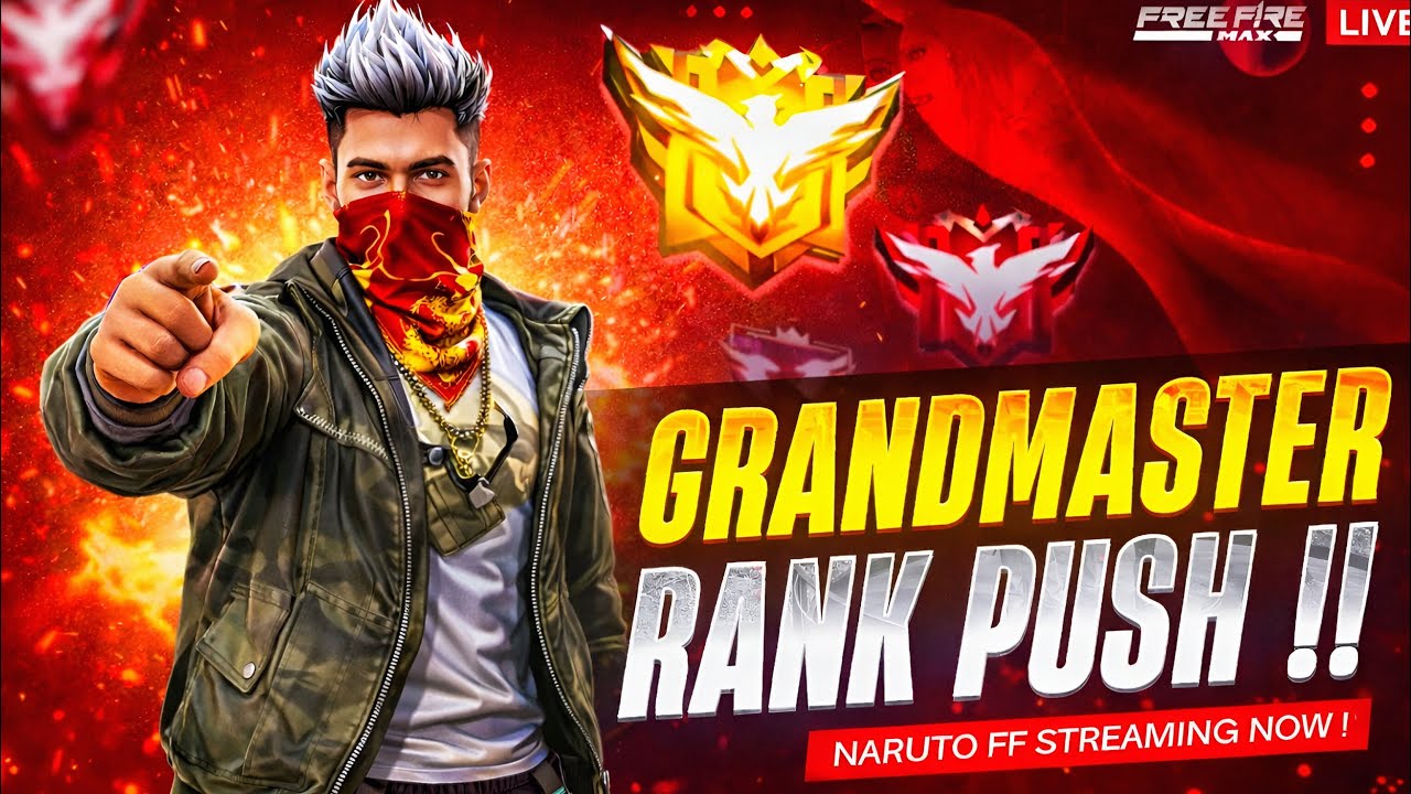 Rank Push With Subscribers | Free Fire Live In Telugu | NARUTO FF YT ...