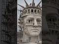 Stone Head House Transformation 🤯 From Ruins to Dream Home #shorts #house #yt  #satisfying #explore